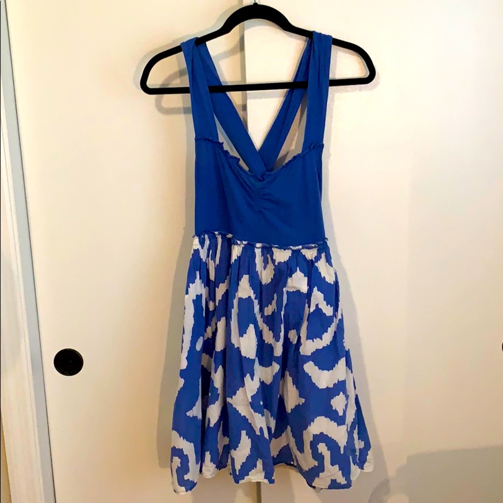 Anthropologie Blue Pinkerton Dress